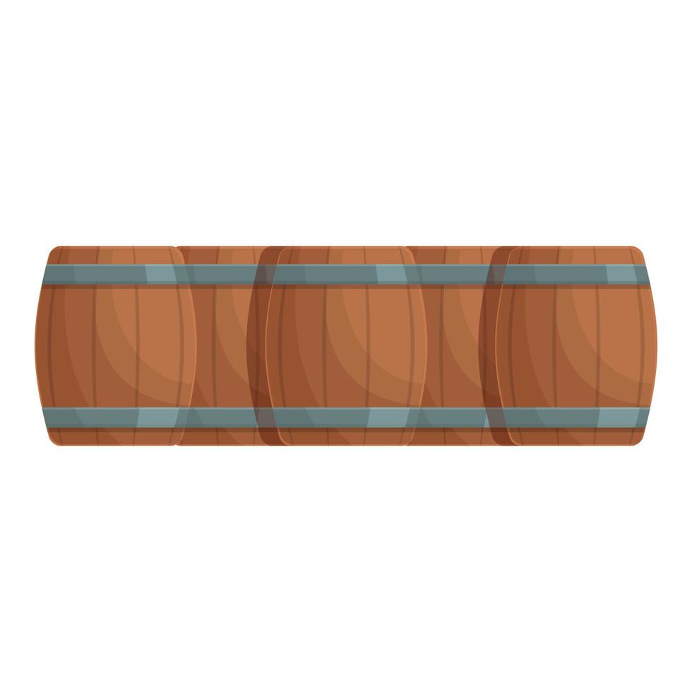 Store barrel icon cartoon vector. Wine cellar vector