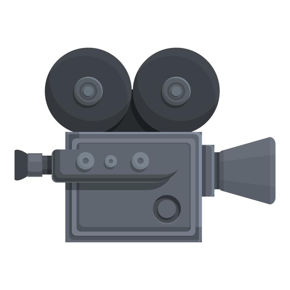 vector de dibujos animados de icono de cámara de cine. dispositivo antiguo