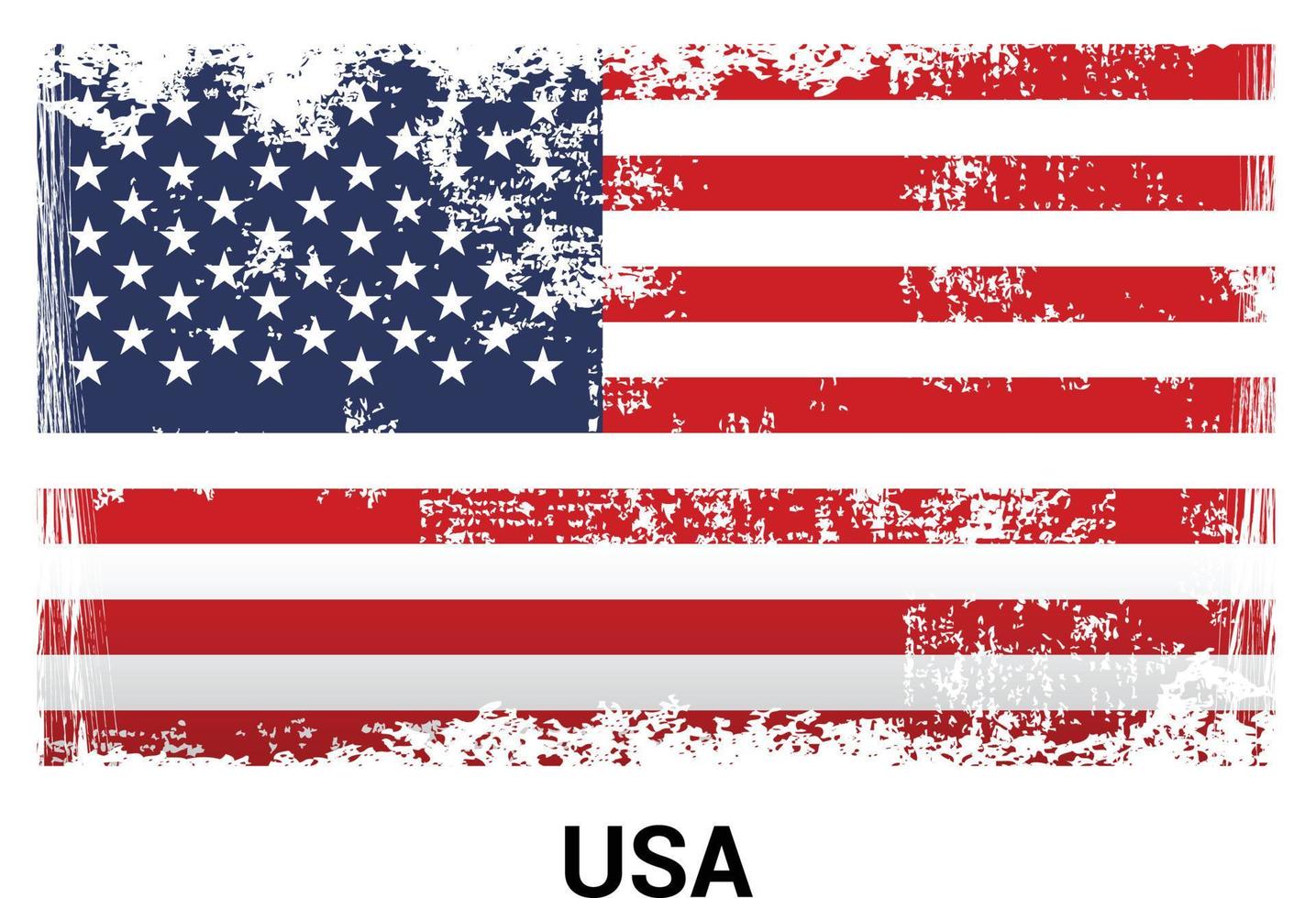 vector de diseño de bandera de estados unidos