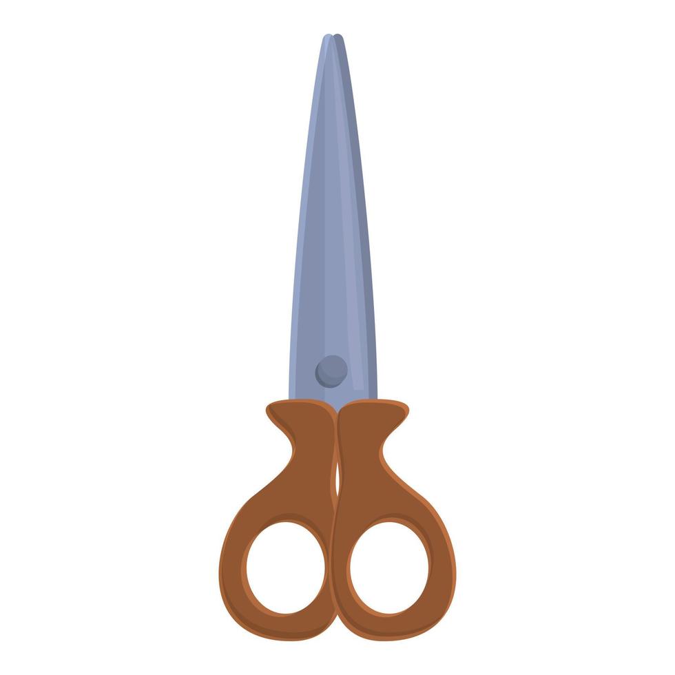 icono de tijeras de reparación de ropa, estilo de dibujos animados vector