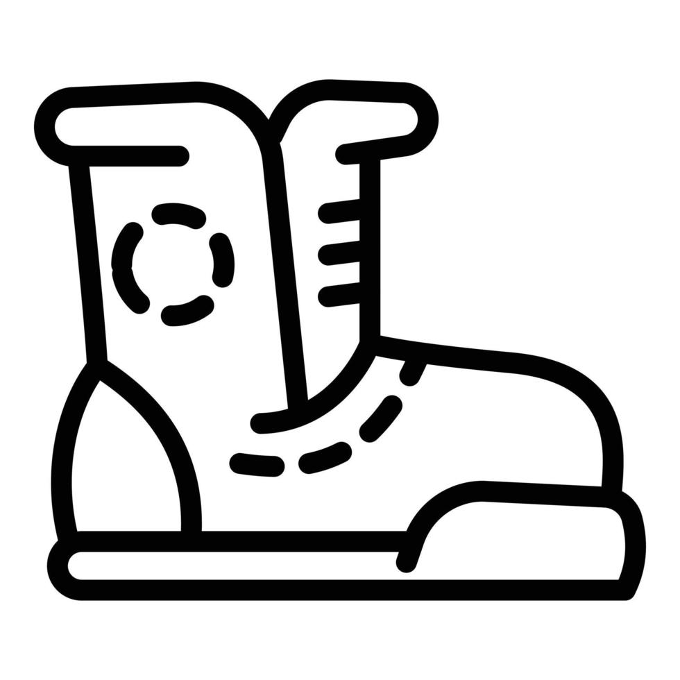 Ski boot icon, outline style 14294345 Vector Art at Vecteezy