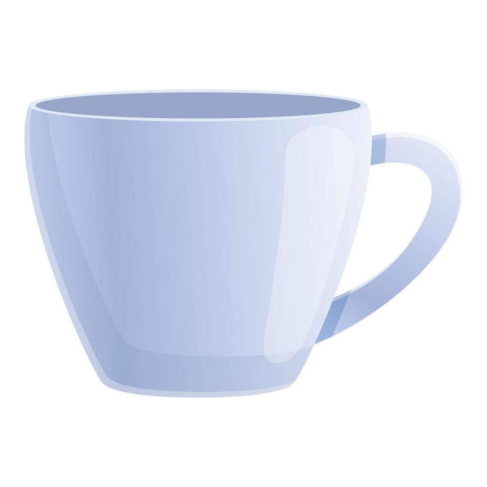 Espresso mug icon, cartoon style vector