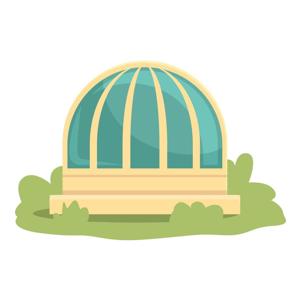 Glass glamping globe icon cartoon vector. Camping house vector