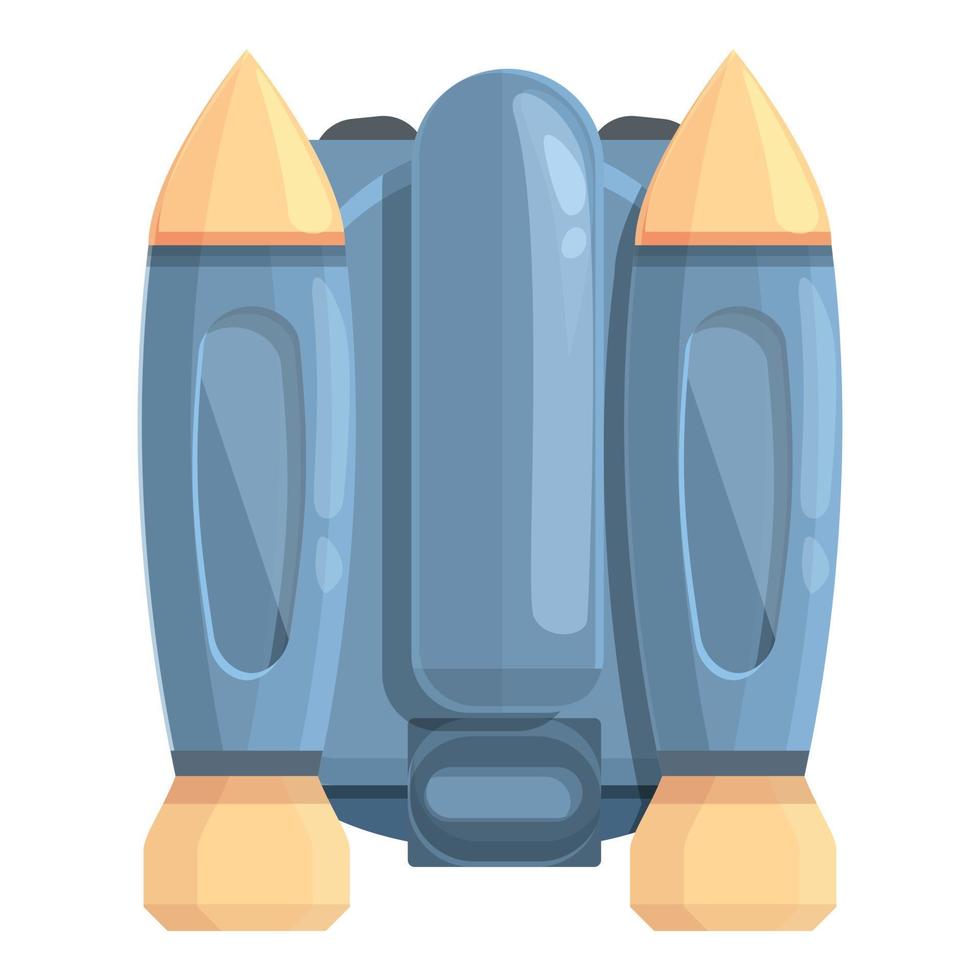 Professional jetpack icon cartoon vector. Boost jet vector