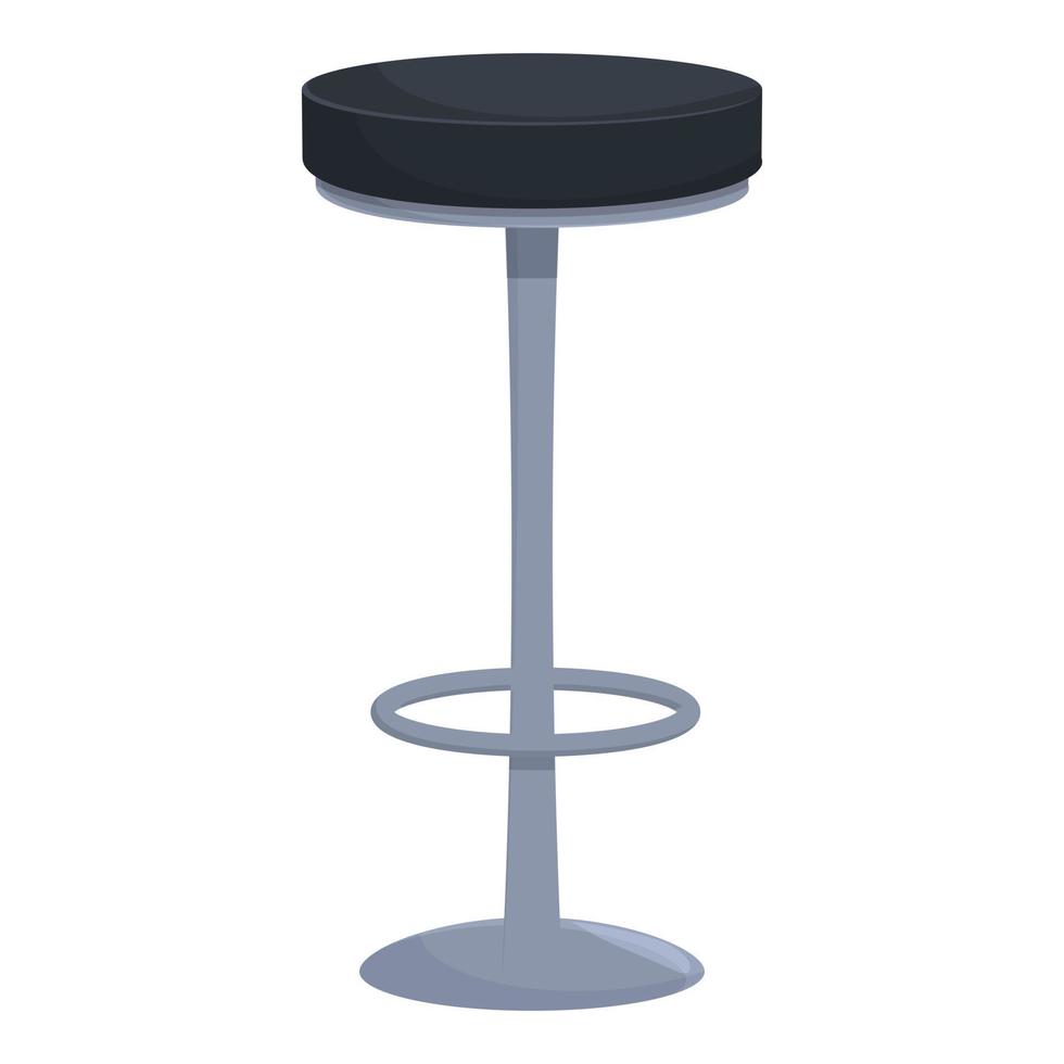 Metal chair icon cartoon vector. Cafe furniture vector