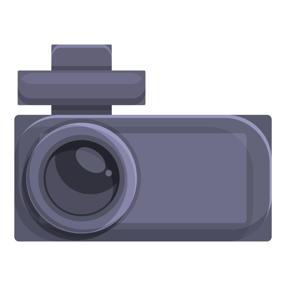 Rec dashcam icon cartoon vector. Video recorder vector