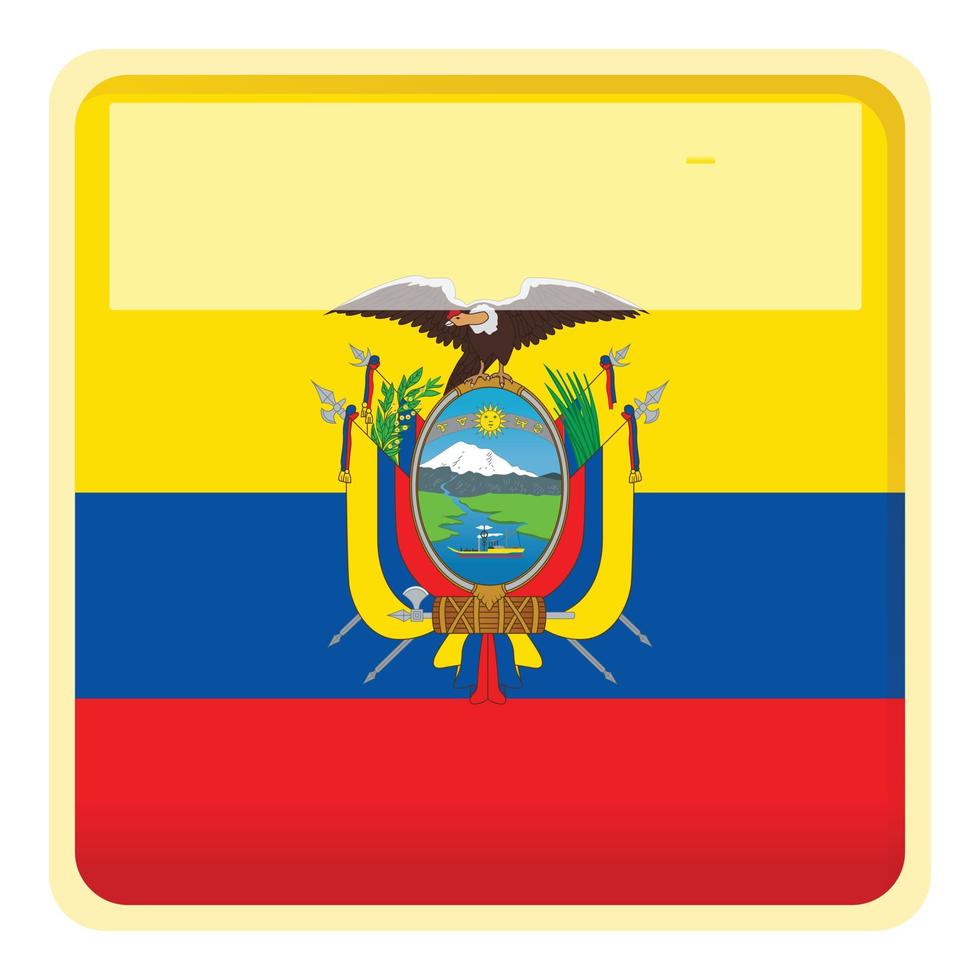 emblema nación icono vector de dibujos animados. bandera de viaje