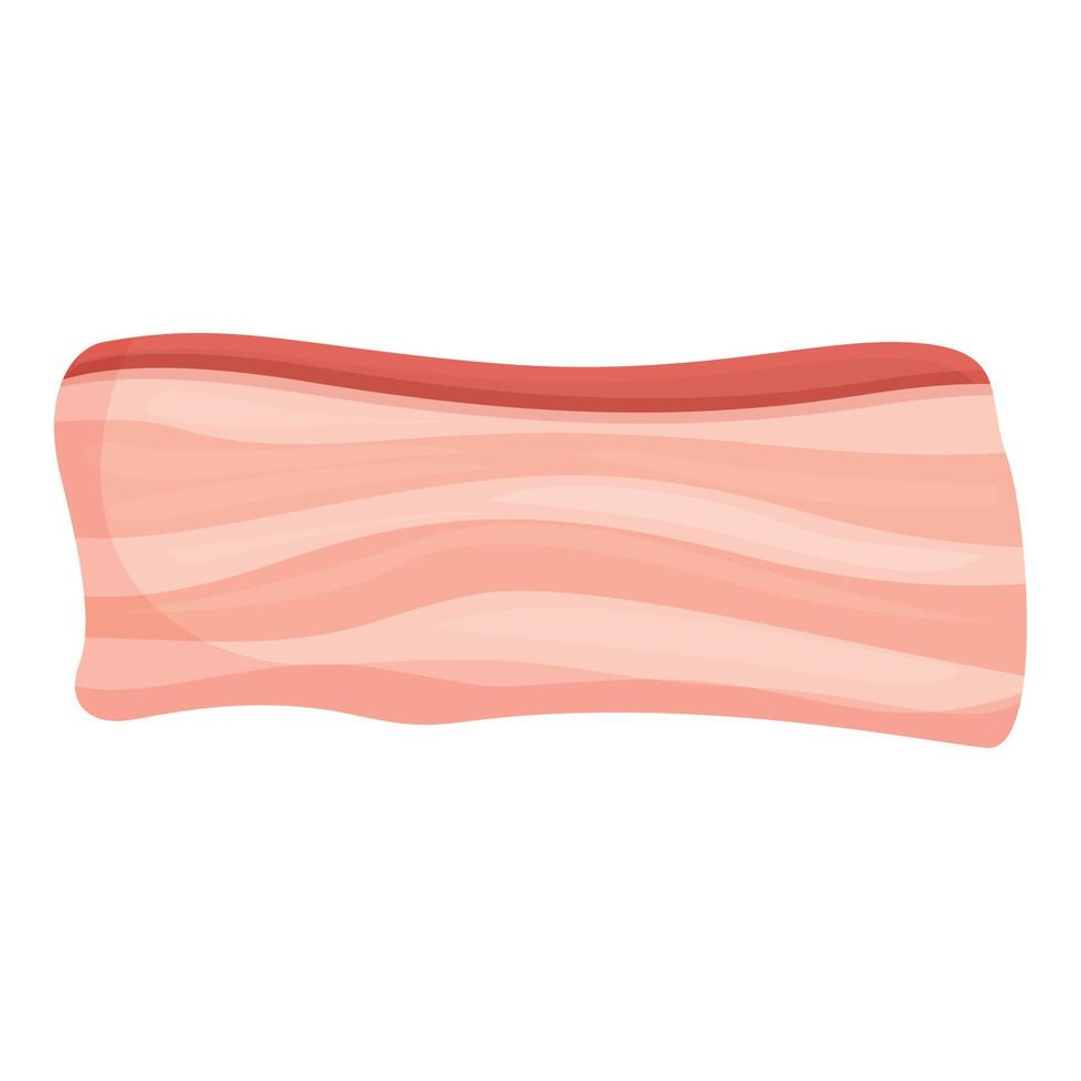 Meat icon cartoon vector. Pork bacon vector