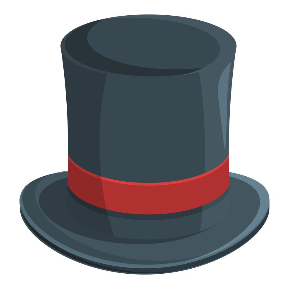 Circus magic hat icon cartoon vector. Show wand vector