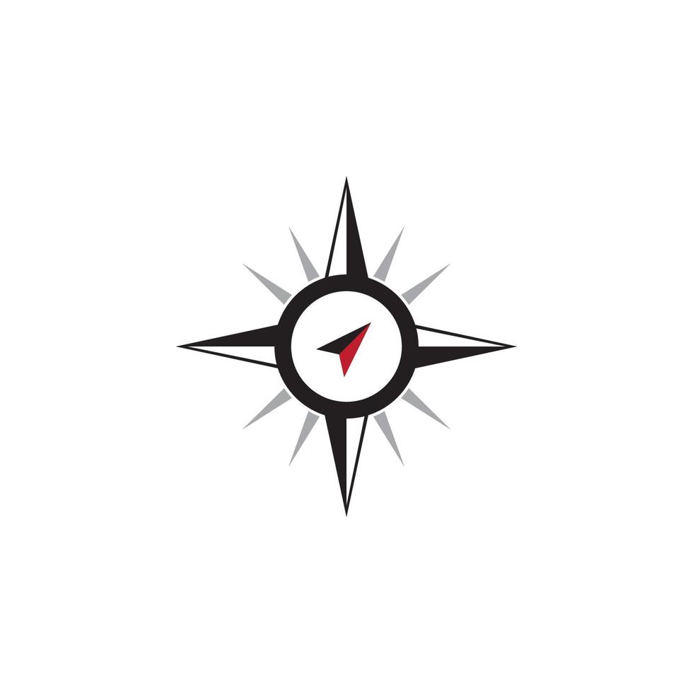 Compass icon and symbol vector template
