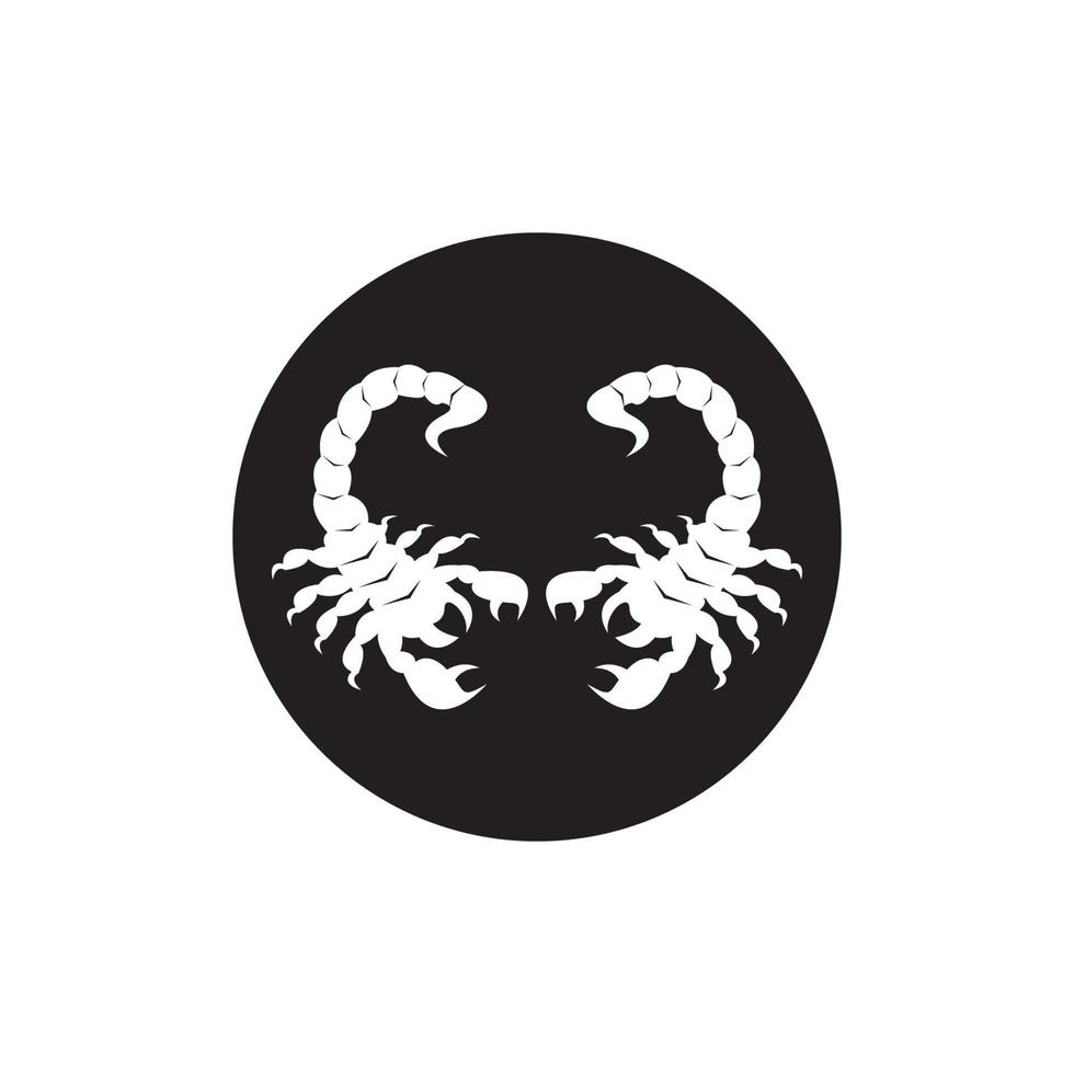 Scorpio Icon and symbol vector template