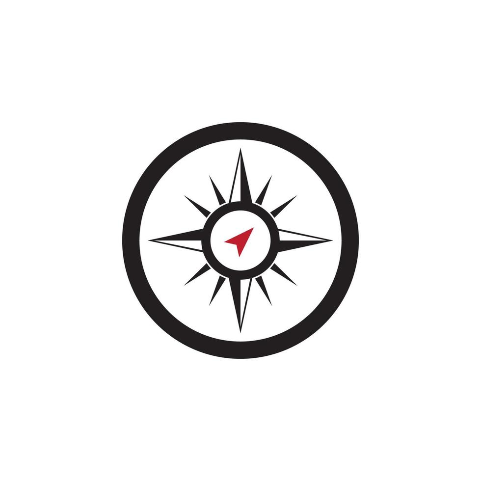 Compass icon and symbol vector template