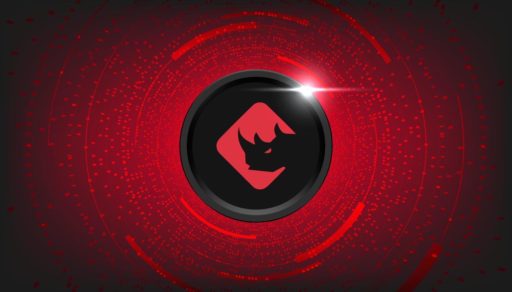 BinaryX BNX coin cryptocurrency concept banner background. vector