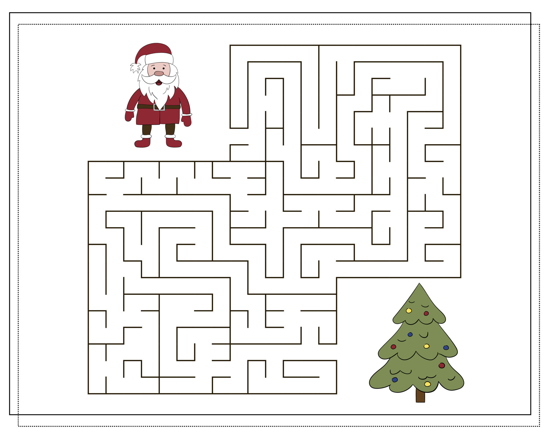 A puzzle game for children, go through the maze. children are