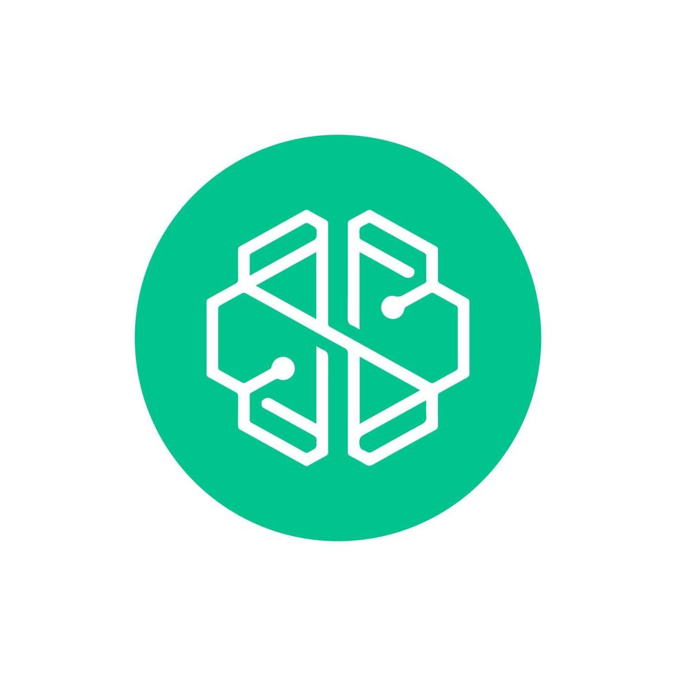 SwissBorg CHSB icon isolated on white background. vector
