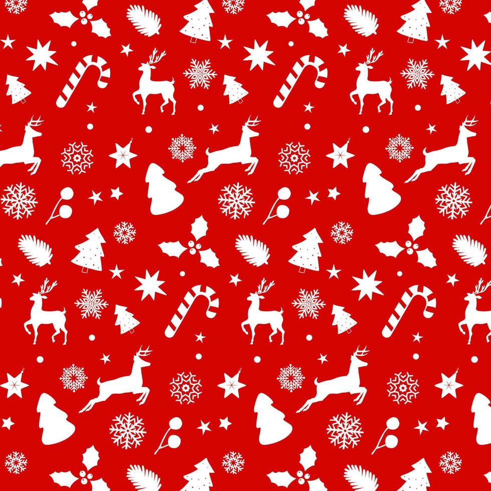 Decorative Christmas pattern background design vector