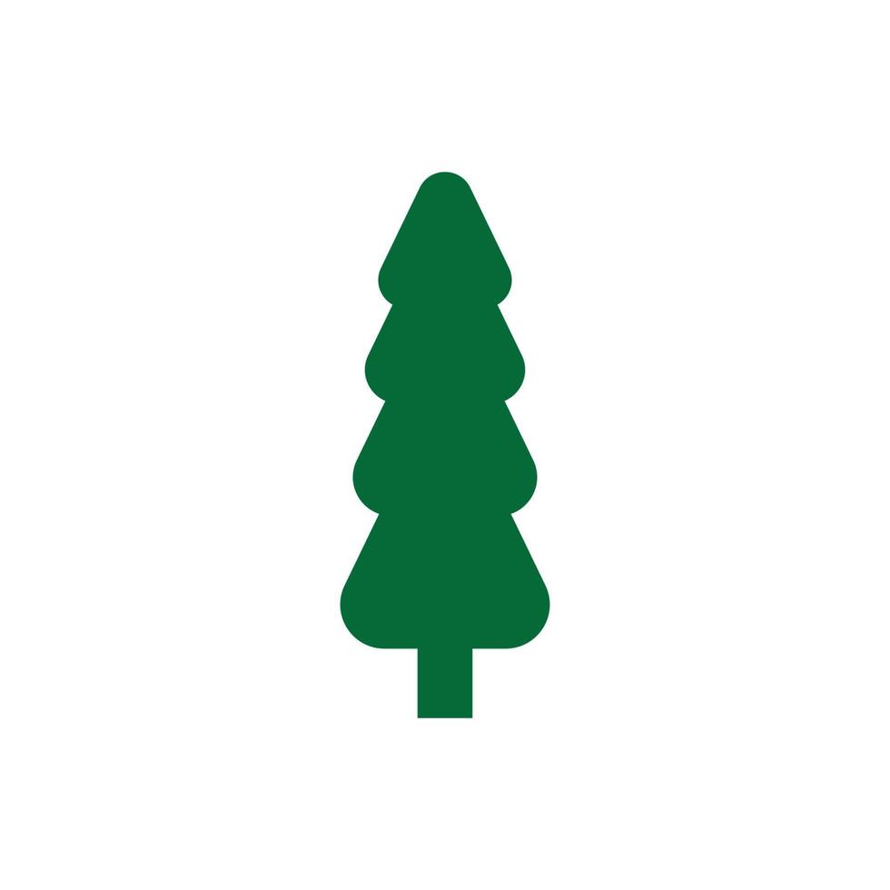 Cartoon Christmas tree vector