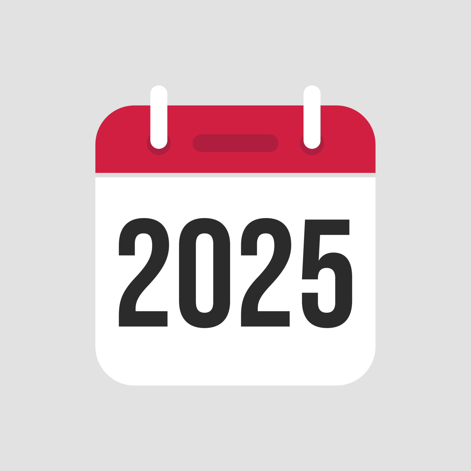 2025 Calendar icon symbol vector. 14295739 Vector Art at Vecteezy