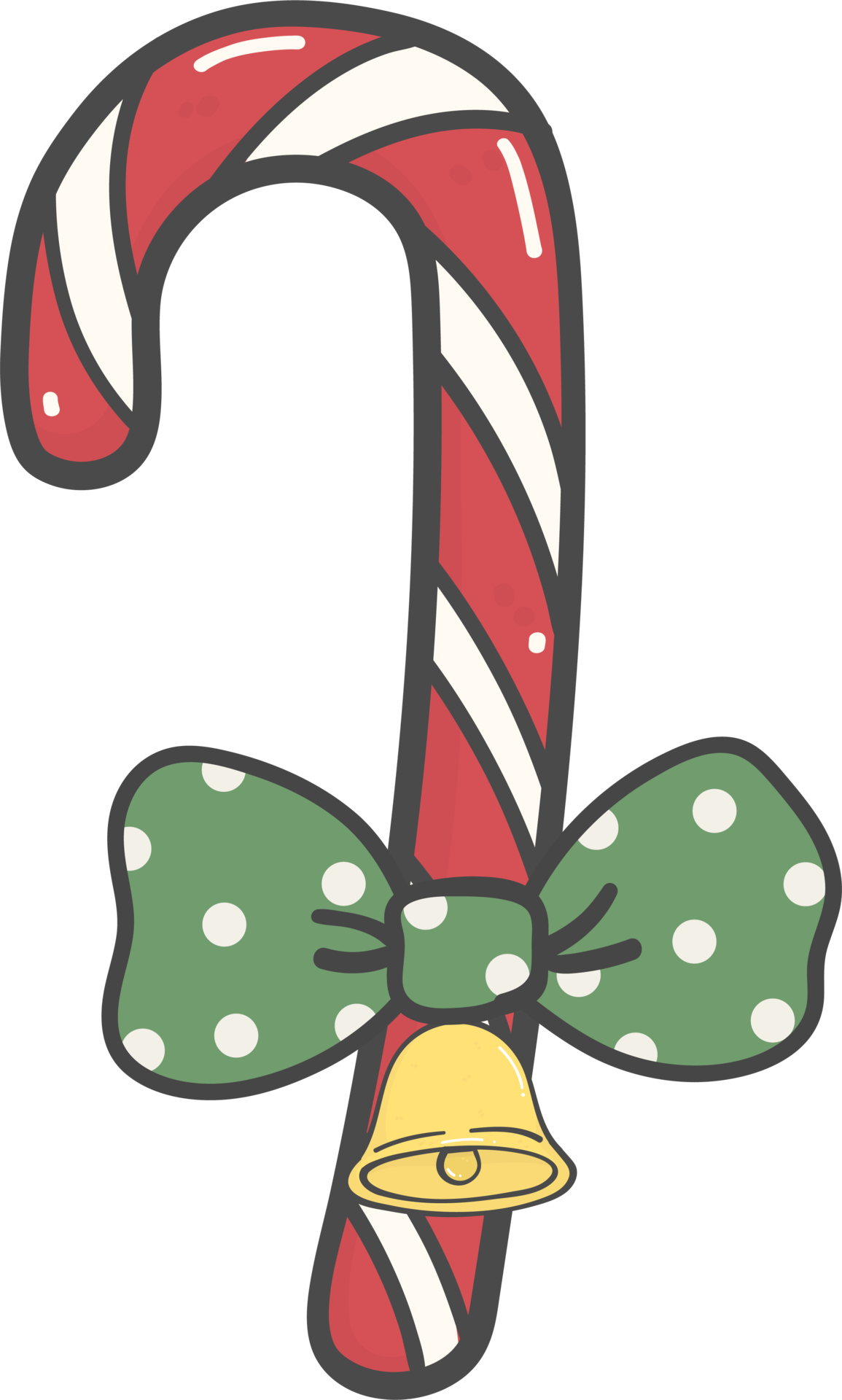 easy candy cane drawing - Clip Art Library
