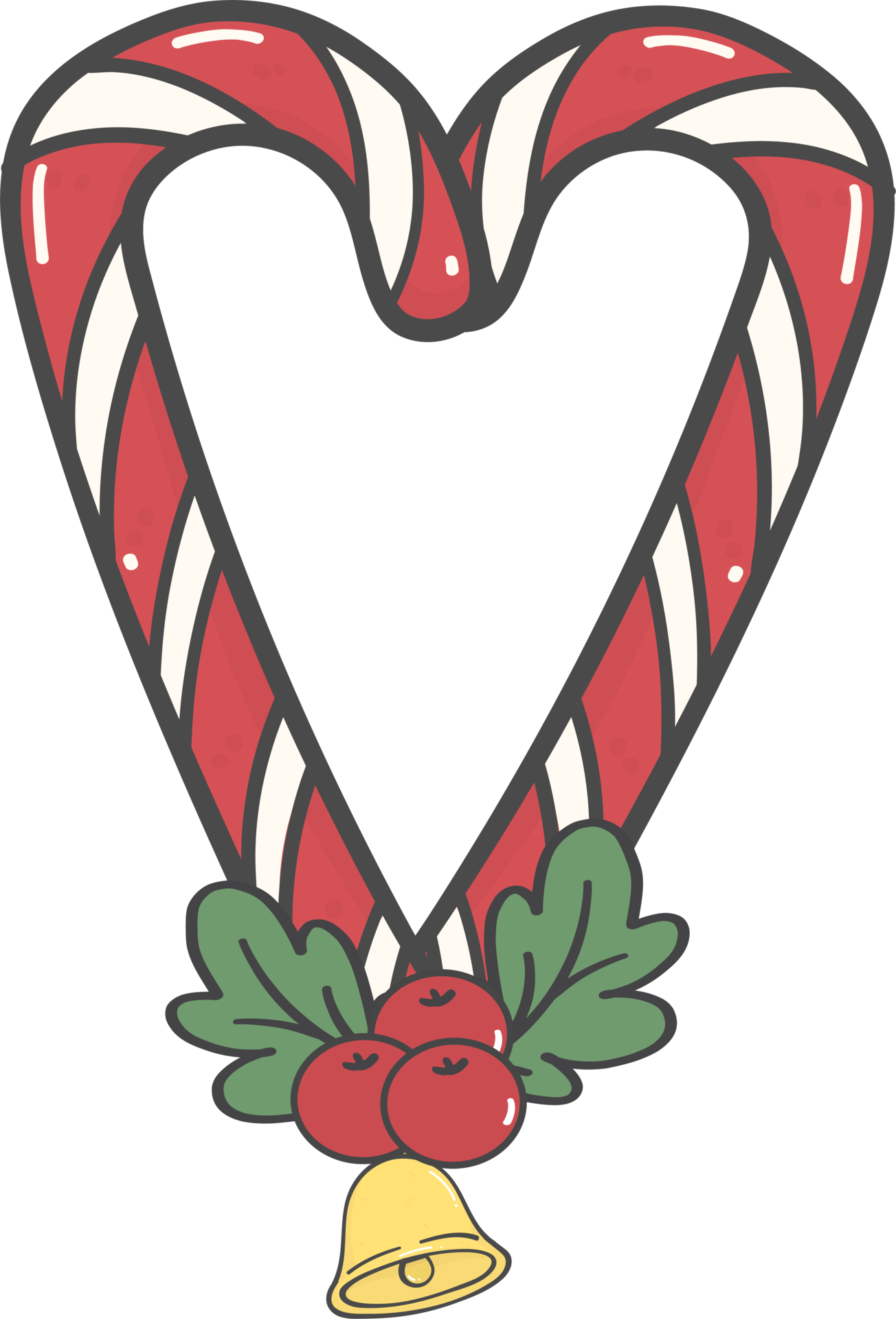 Christmas Candy Cane With Bow. Xmas Candies Outline Icon. Vector  Illustration. Royalty Free SVG, Cliparts, Vectors, and Stock Illustration.  Image 130735615.