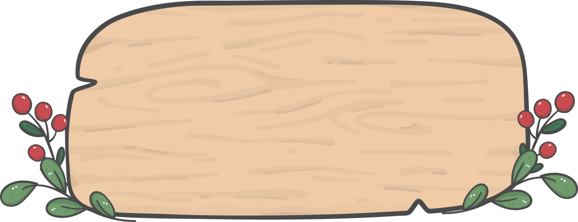 brown wooden sign board rectangular shape on short stick simple doodle  cartoon drawing 14295806 PNG