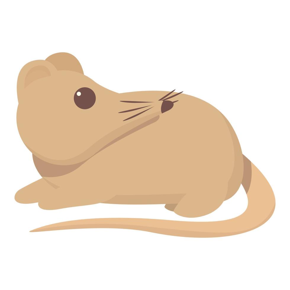 Scared shrew icon cartoon vector. Domestic agriculture vector