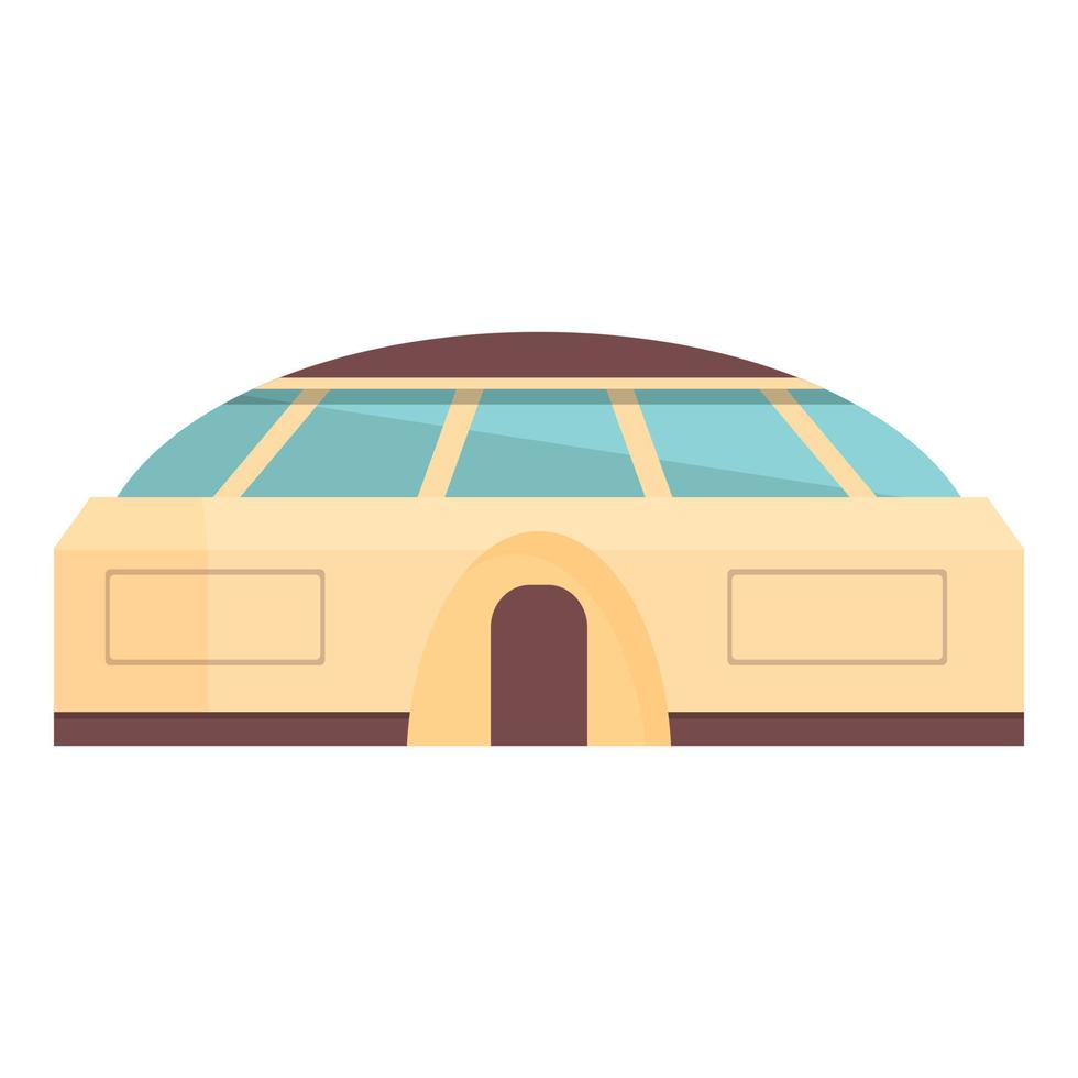 Mars station icon cartoon vector. Space base vector