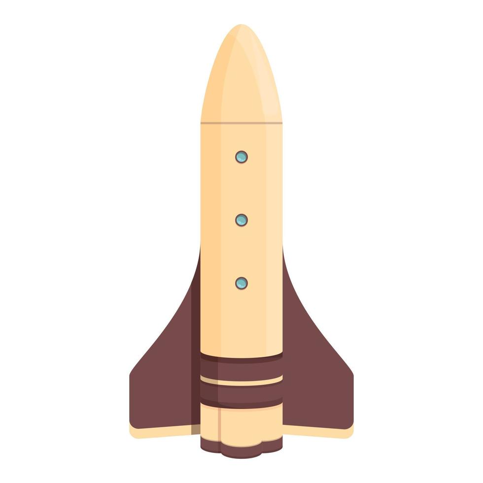 Rocket space icon cartoon vector. Base planet vector