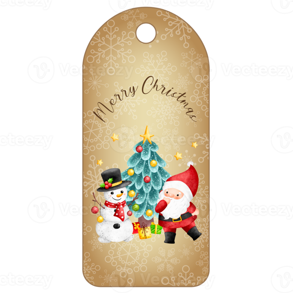 Christmas gift tags png