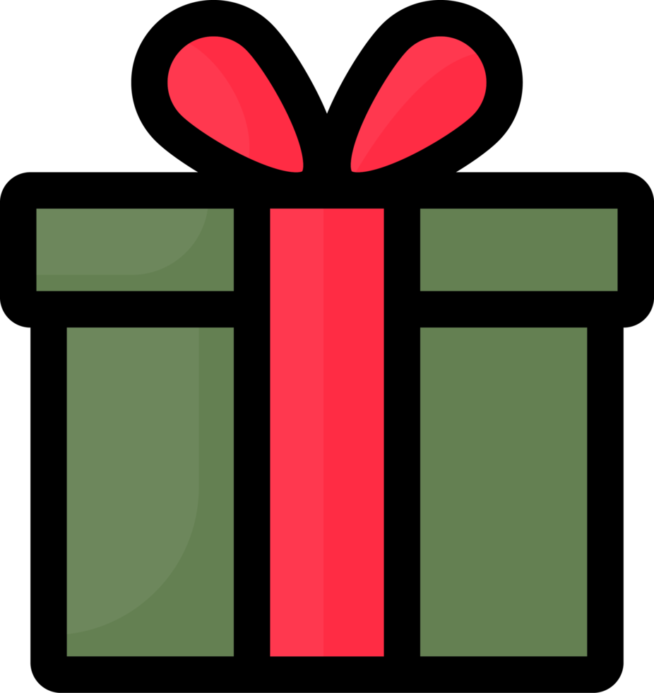 Present box icon illustration png