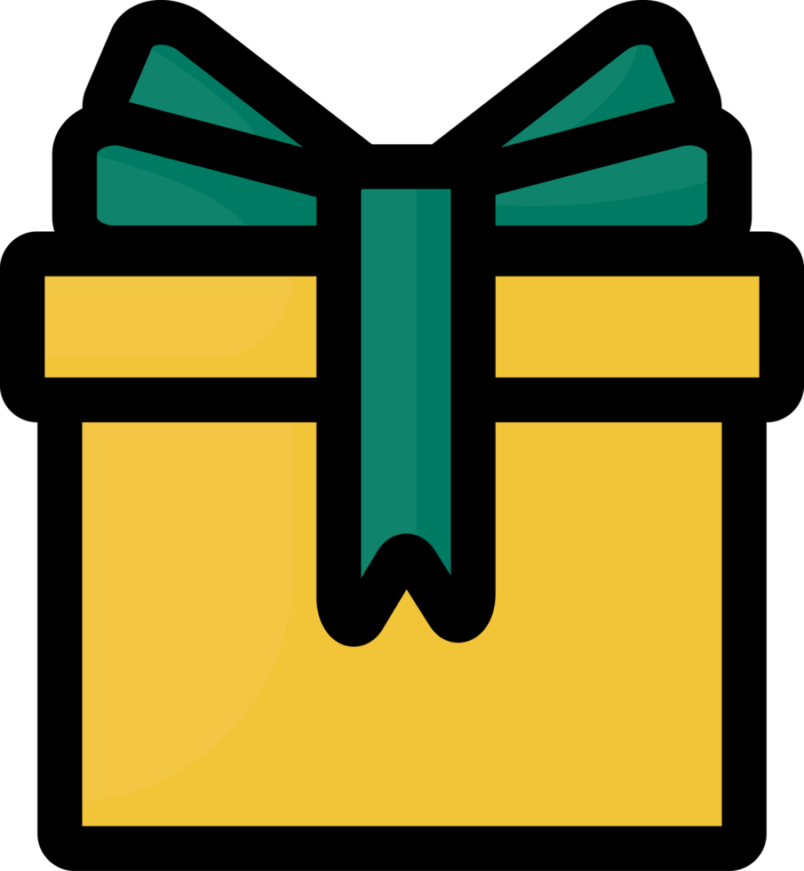 Present box icon illustration png