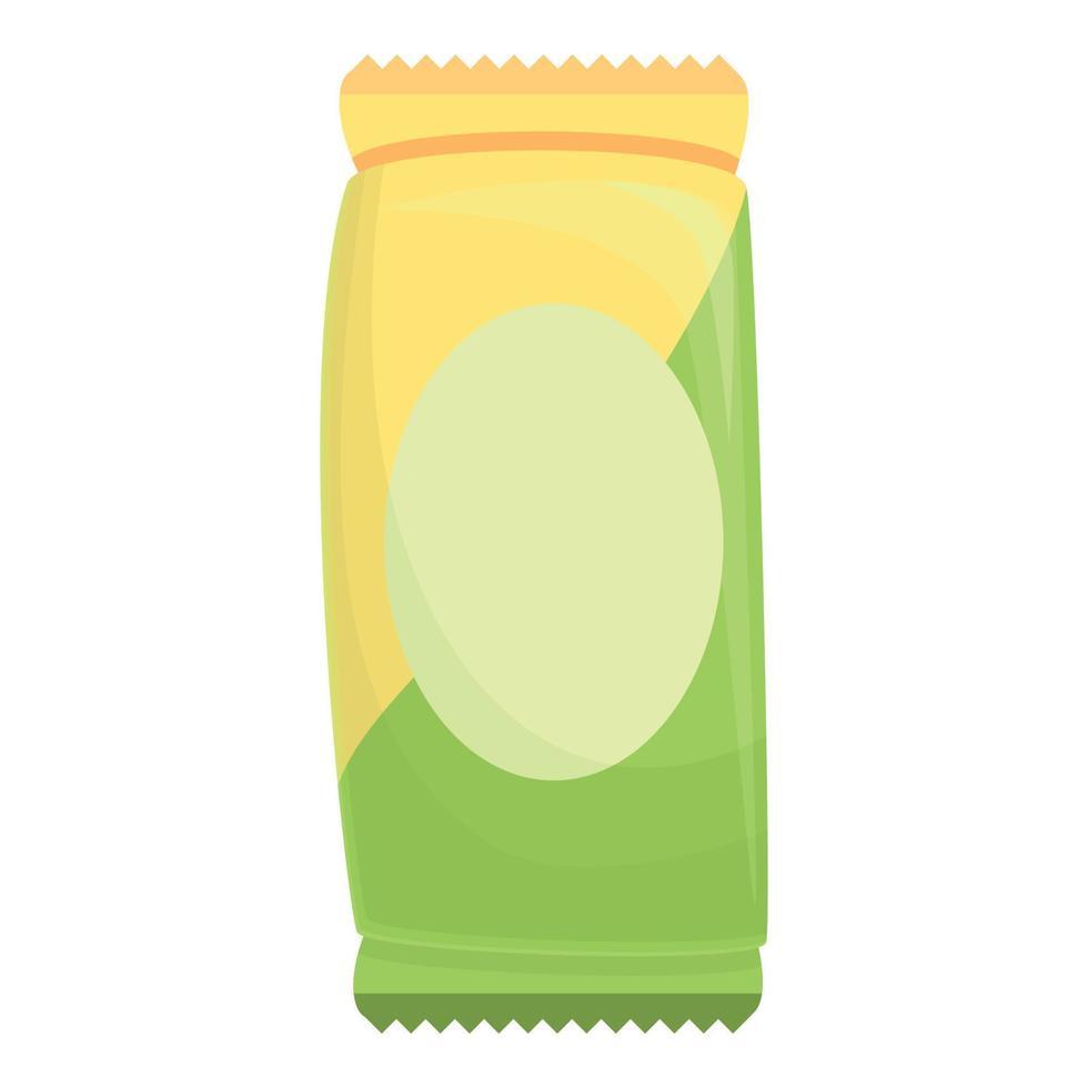 vector de dibujos animados de icono de embalaje ecológico. bolsa de comida