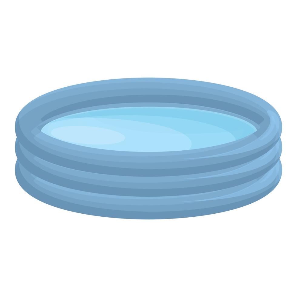 Life inflatable pool icon cartoon vector. Swim water vector