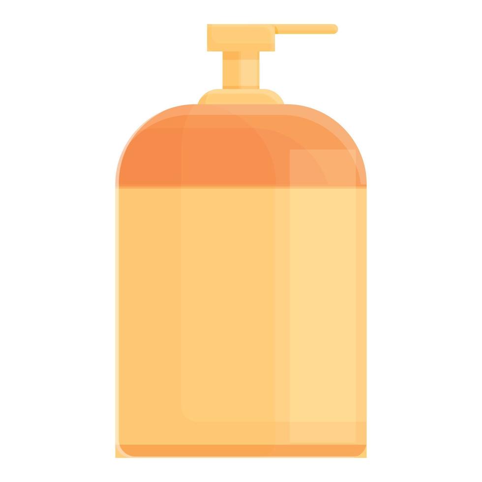 Hair balm icon, cartoon style vector