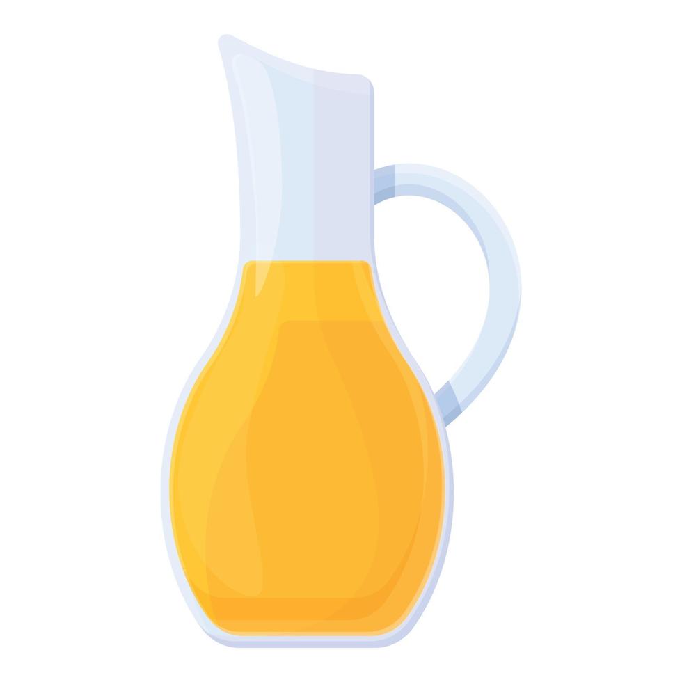 Oil vitamin d icon, cartoon style vector