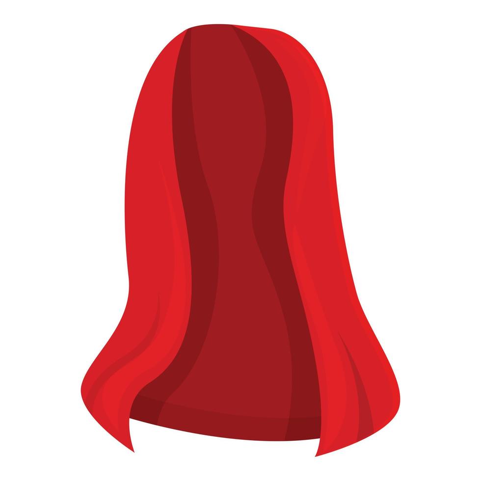Kind red cloak icon cartoon vector. Cape vampire vector