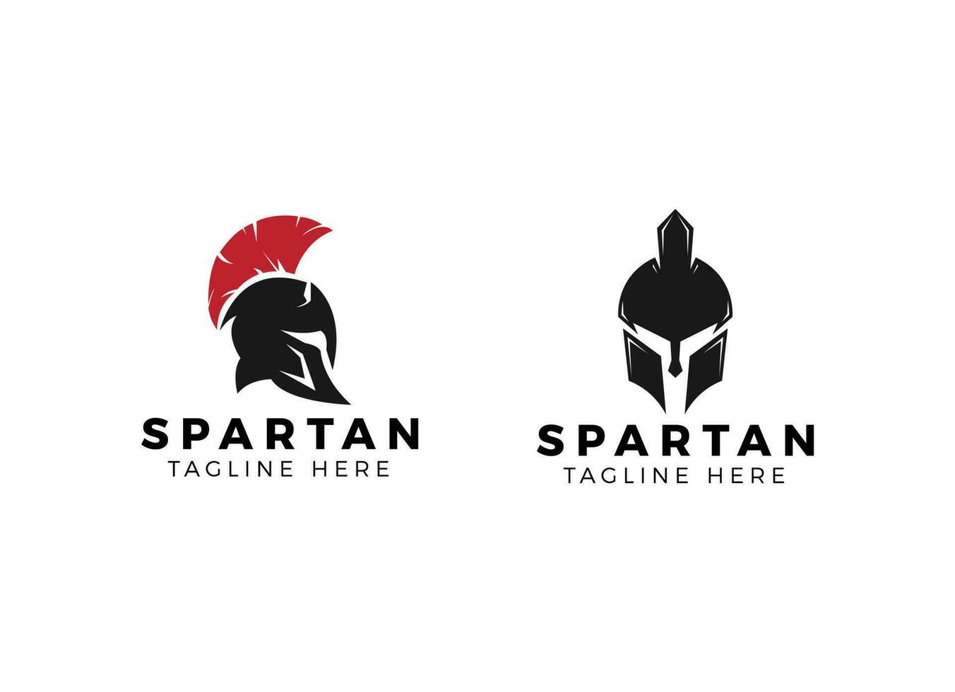 shield and helmet of the Spartan warrior symbol, emblem. Spartan helmet logo vector