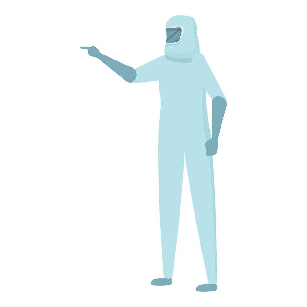 Lab research costume icon cartoon vector. Chemistry laboratory vector