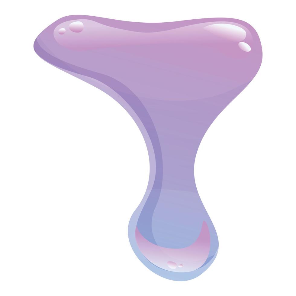 Snot slime icon cartoon vector. Drip splash vector