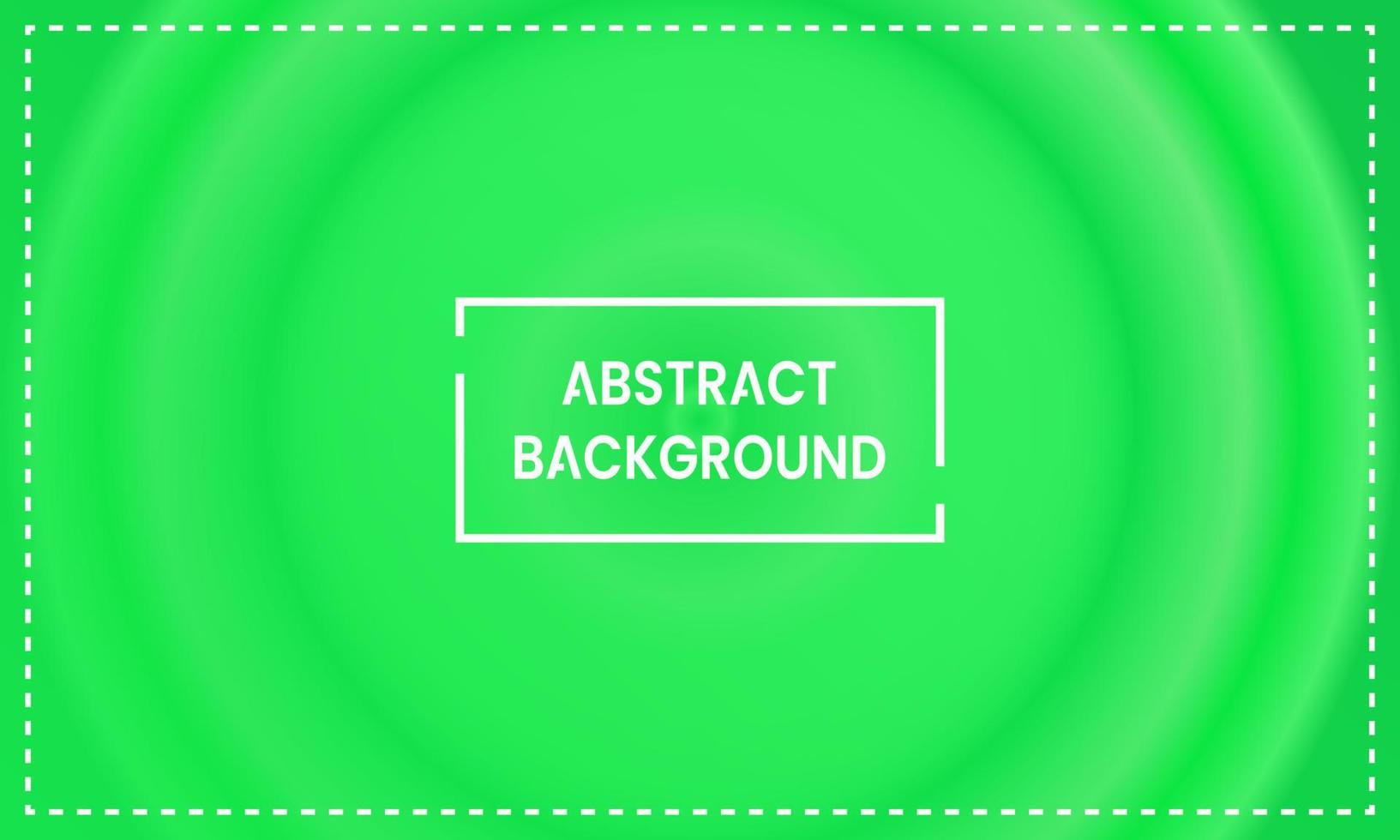 green radial gradient abstract background with frame. simple, blur, shiny, modern and colorful design. use for homepage, backgdrop, wallpaper, poster, banner or flyer vector