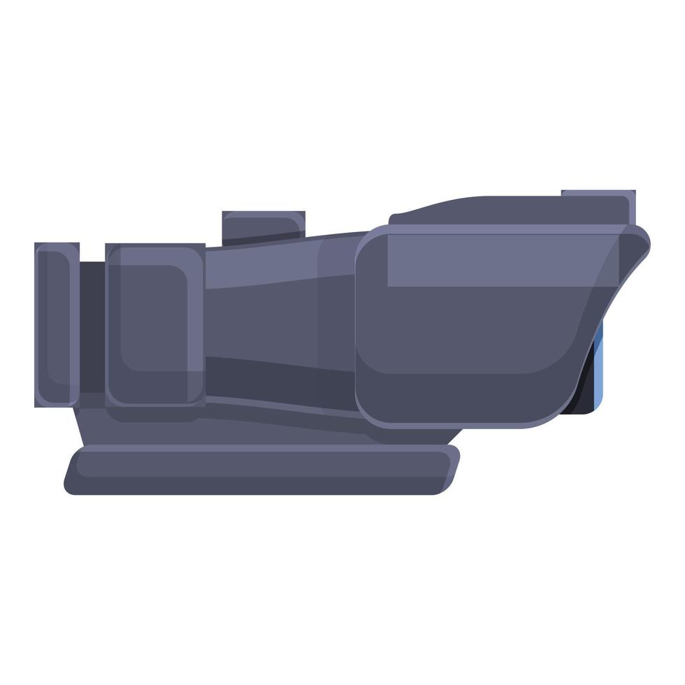 Sniperscope icon, cartoon style vector