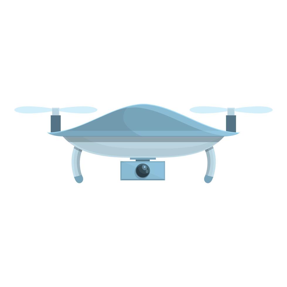 Drone technology communication icon, cartoon style vector