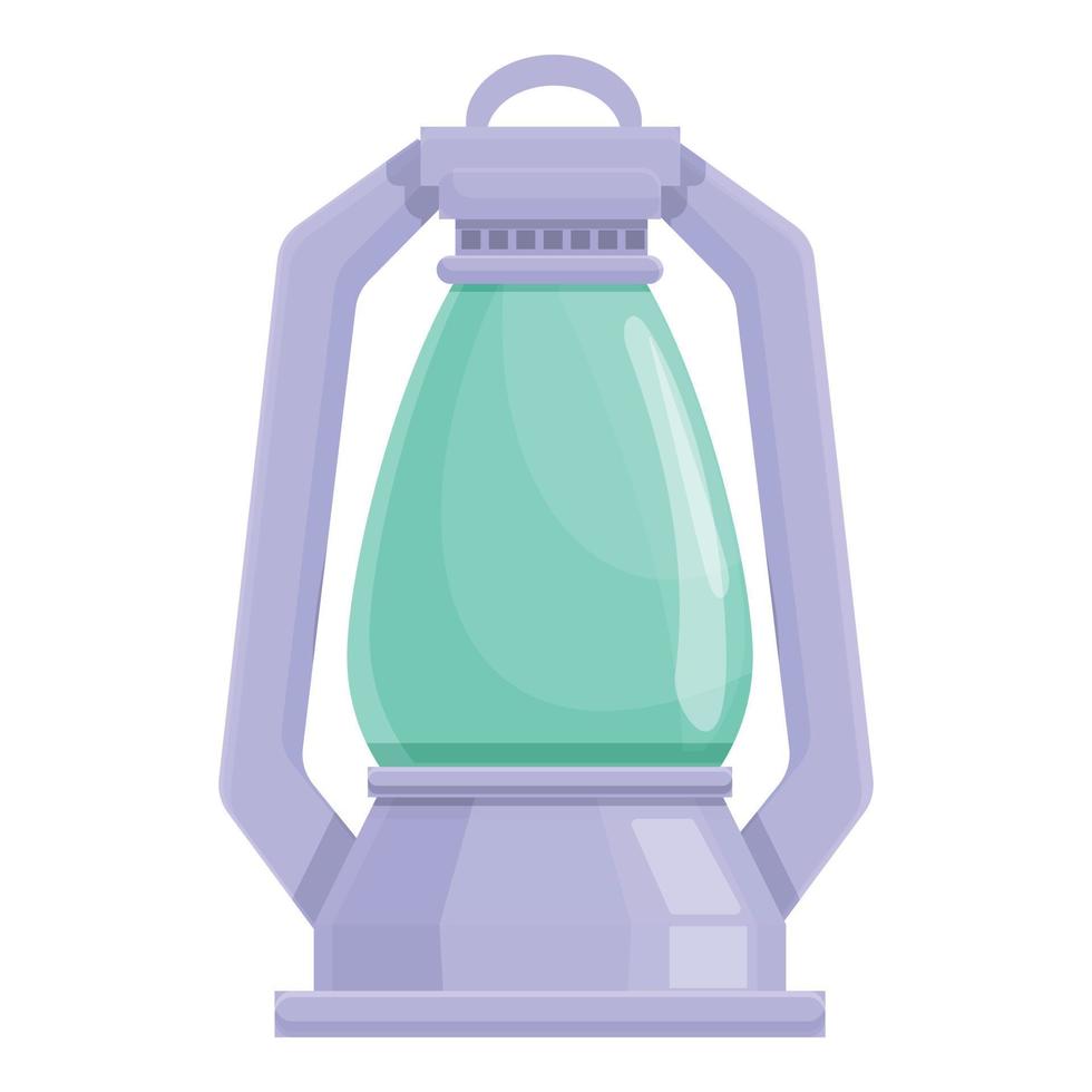 Fueled lantern icon, cartoon and flat style vector