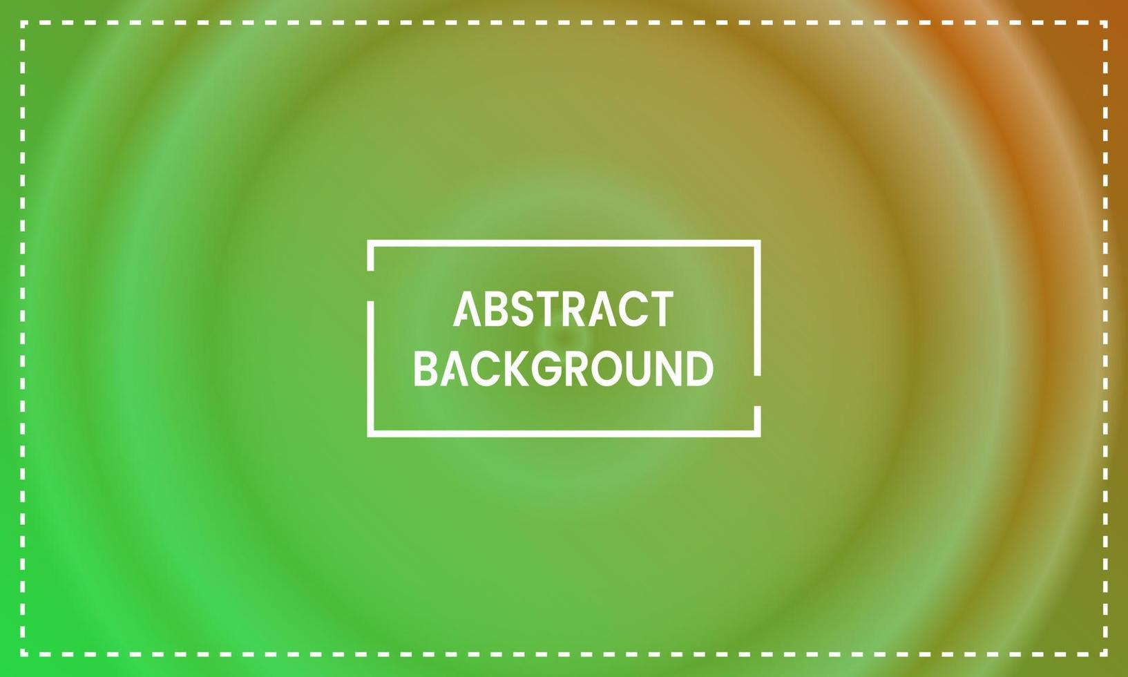 dark orange and green radial gradient abstract background with frame. simple, blur, shiny, modern and colorful design. use for homepage, backgdrop, wallpaper, poster, banner or flyer vector