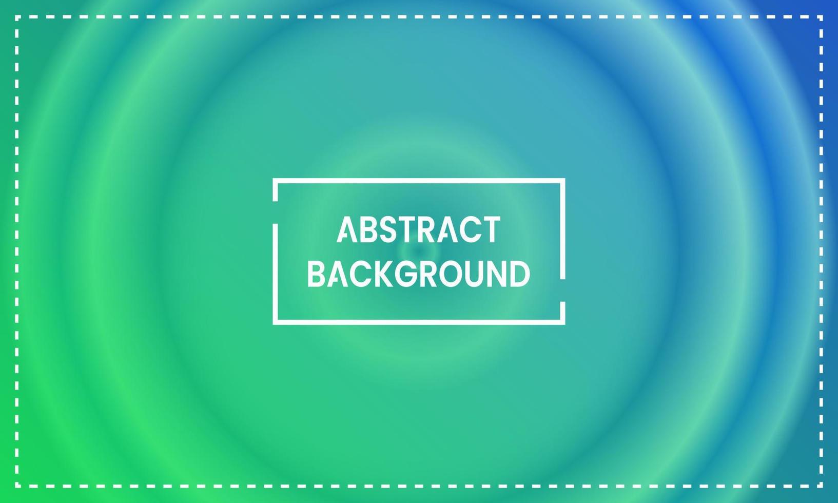 blue and green radial gradient abstract background with frame. simple, blur, shiny, modern and colorful design. use for homepage, backgdrop, wallpaper, poster, banner or flyer vector
