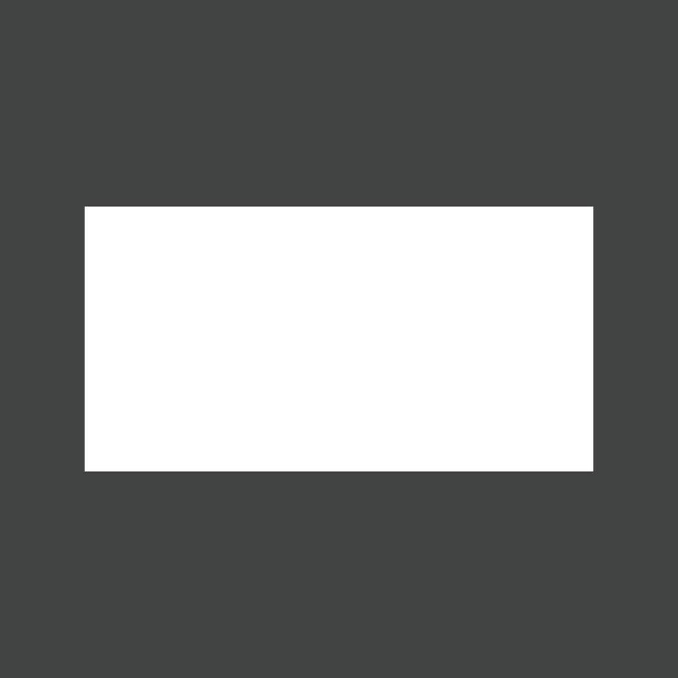 Rectangle Glyph Inverted Icon vector