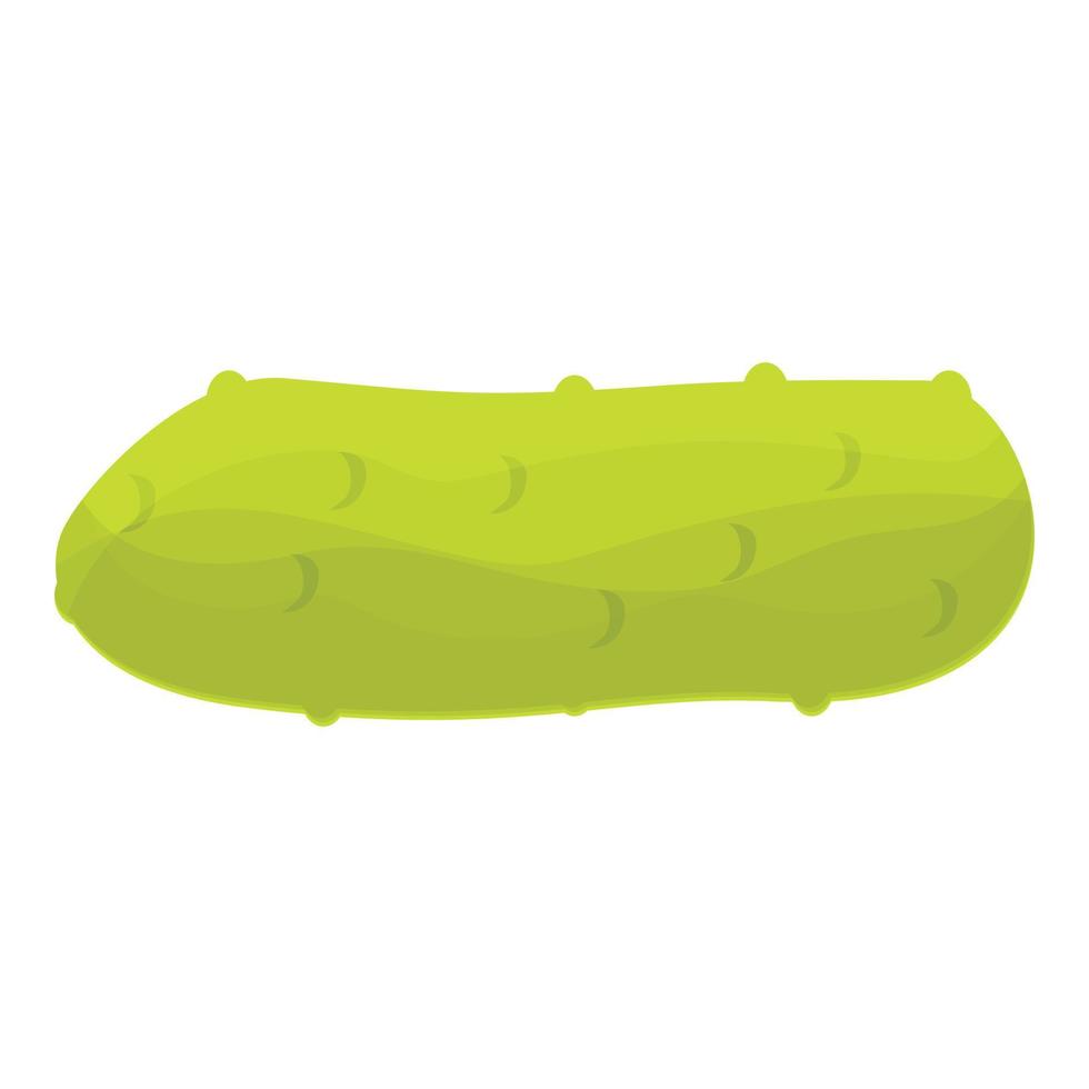 Cucumber icon cartoon vector. Green vegetable vector