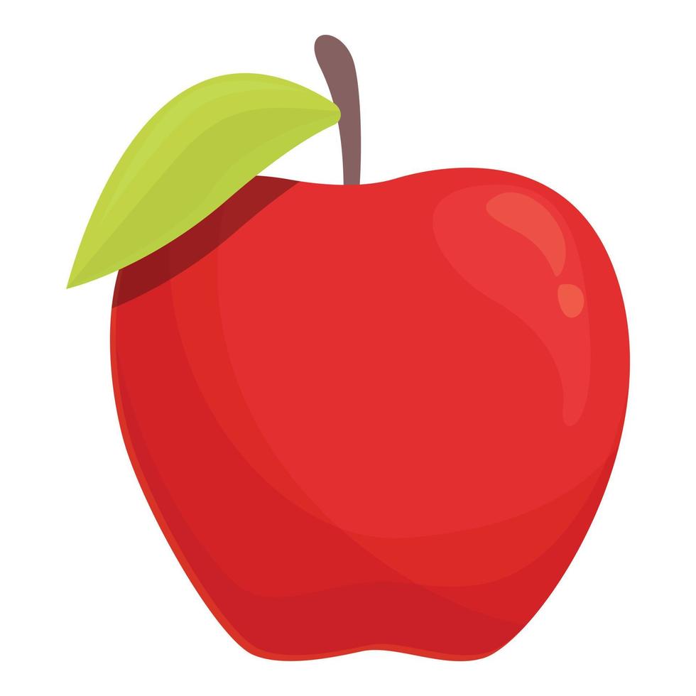 vector de dibujos animados de icono de manzana roja. comida de frutas  14297511 Vector en Vecteezy