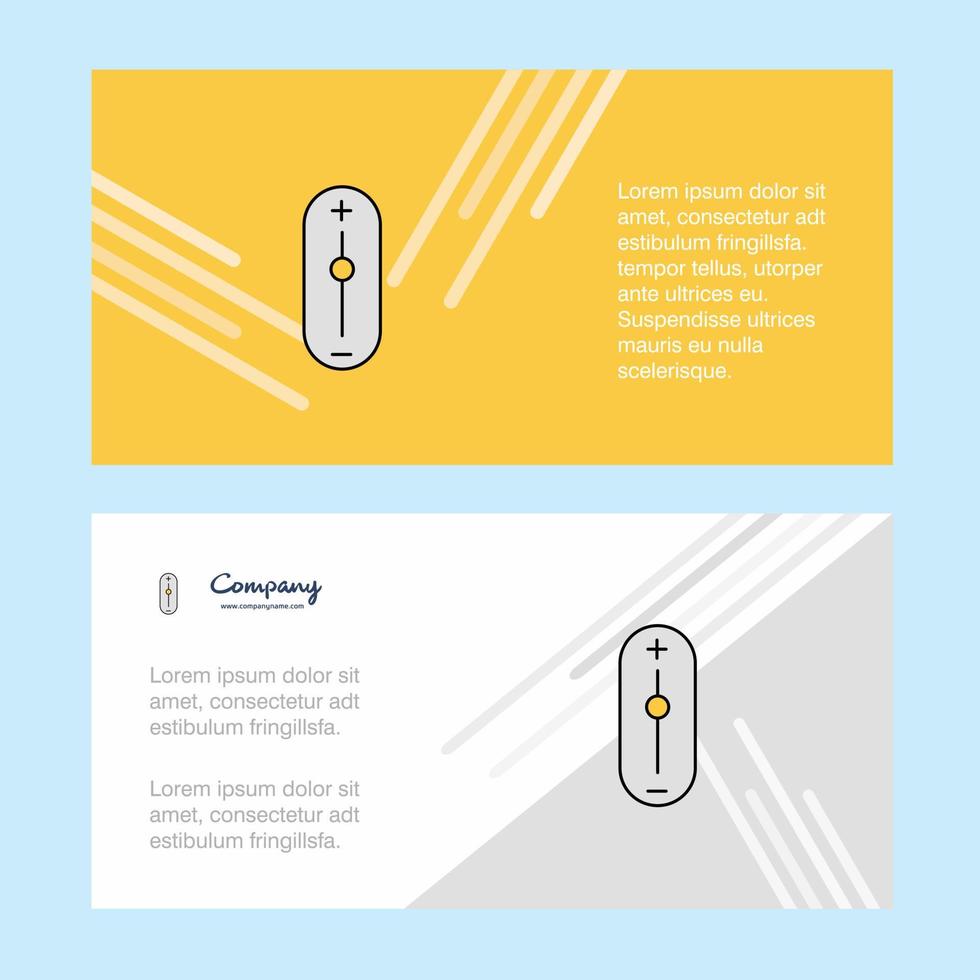 Zoom in zoom out abstract corporate business banner template horizontal advertising business banner vector