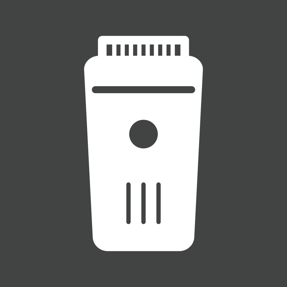 Trimmer I Glyph Inverted Icon vector